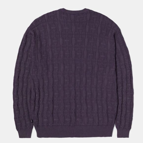 HUF Interlaced Jacquard Crew Sweater - Picture 2 of 5